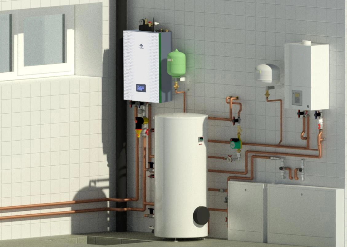 Energy-efficient MyCond BeeSmart split heat pump for optimized operation and cost savings.