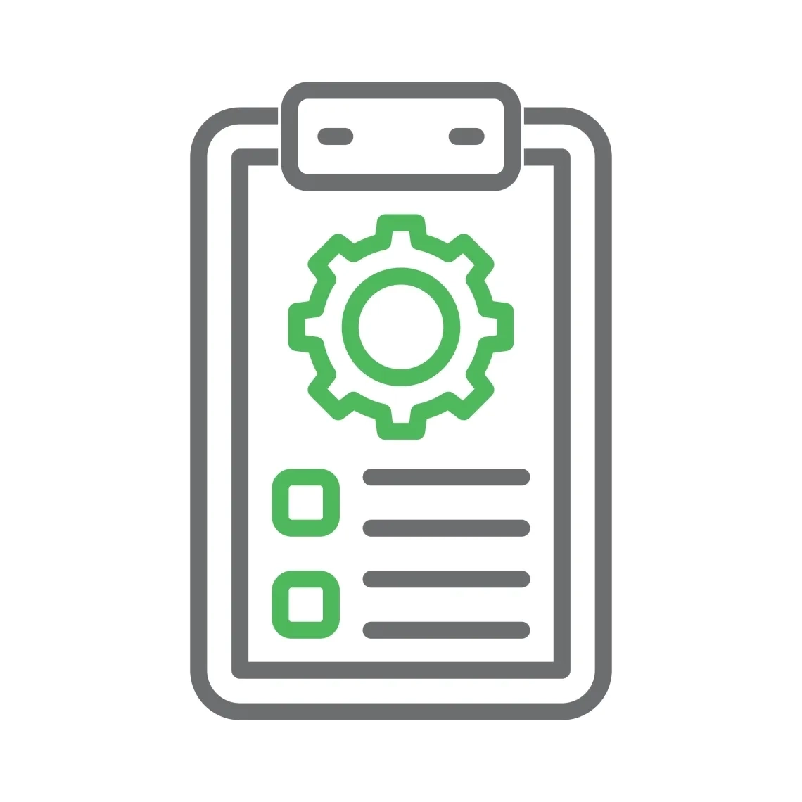 MyCond BreezMe HP Technical specification icon with gear