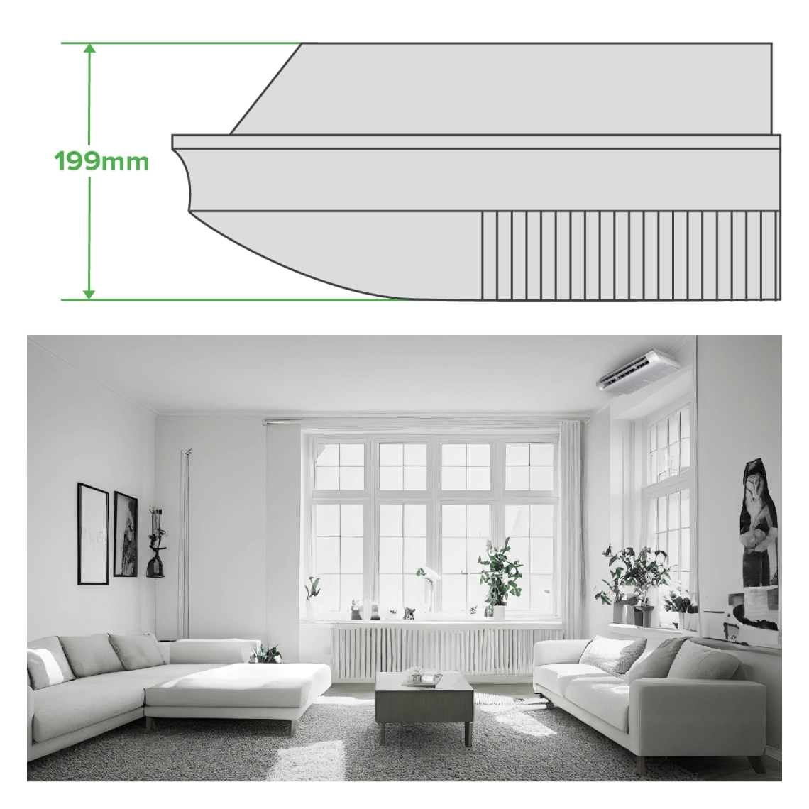 MyCond Convertible compact housing 199 mm