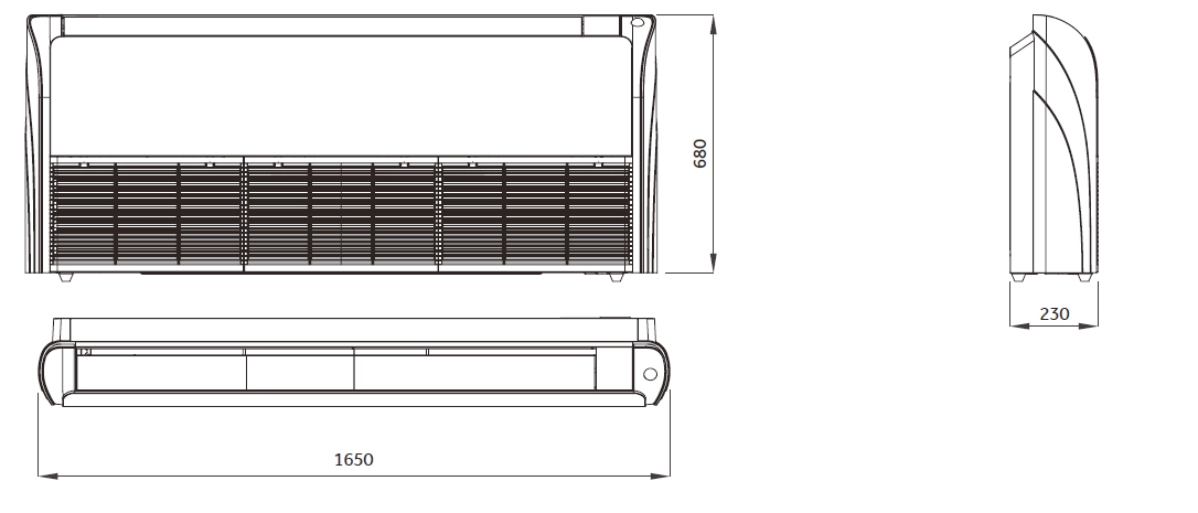 MyCond Convertible overall dimensions - 3