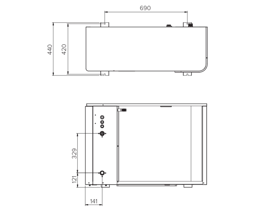 MyCond MBasic overall dimensions - 2