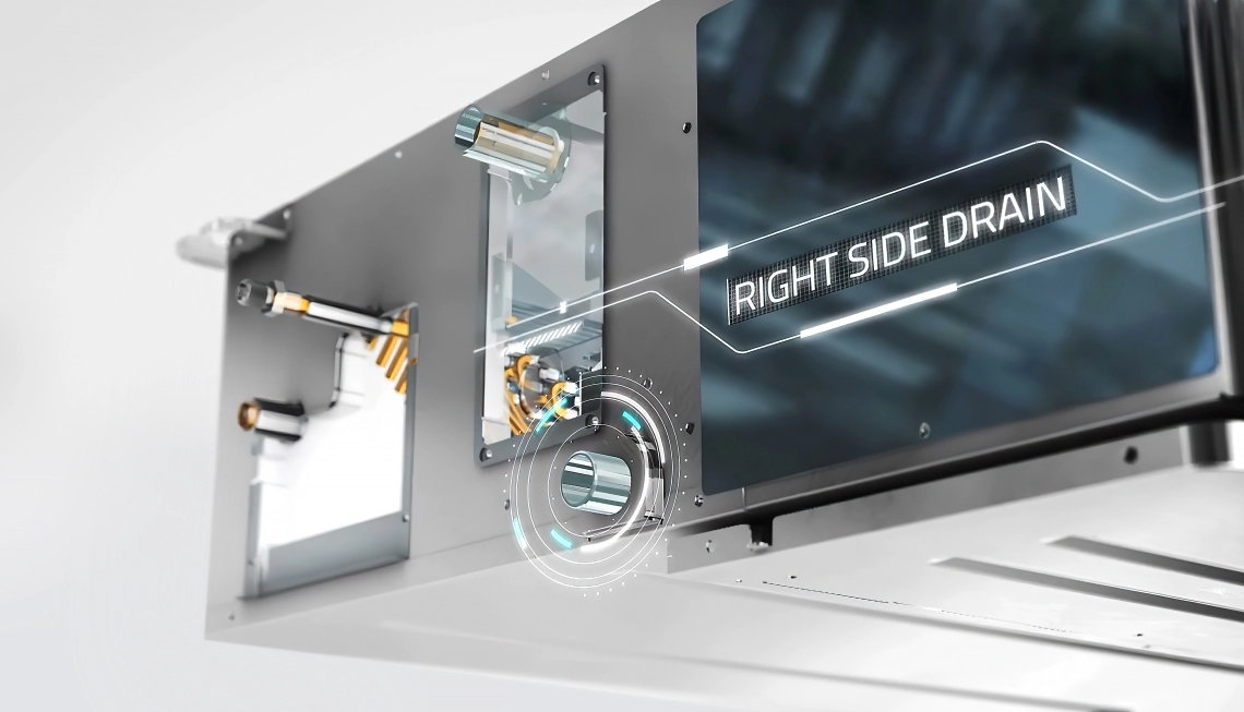 MyCond Medium ESP duct drainage on the right side
