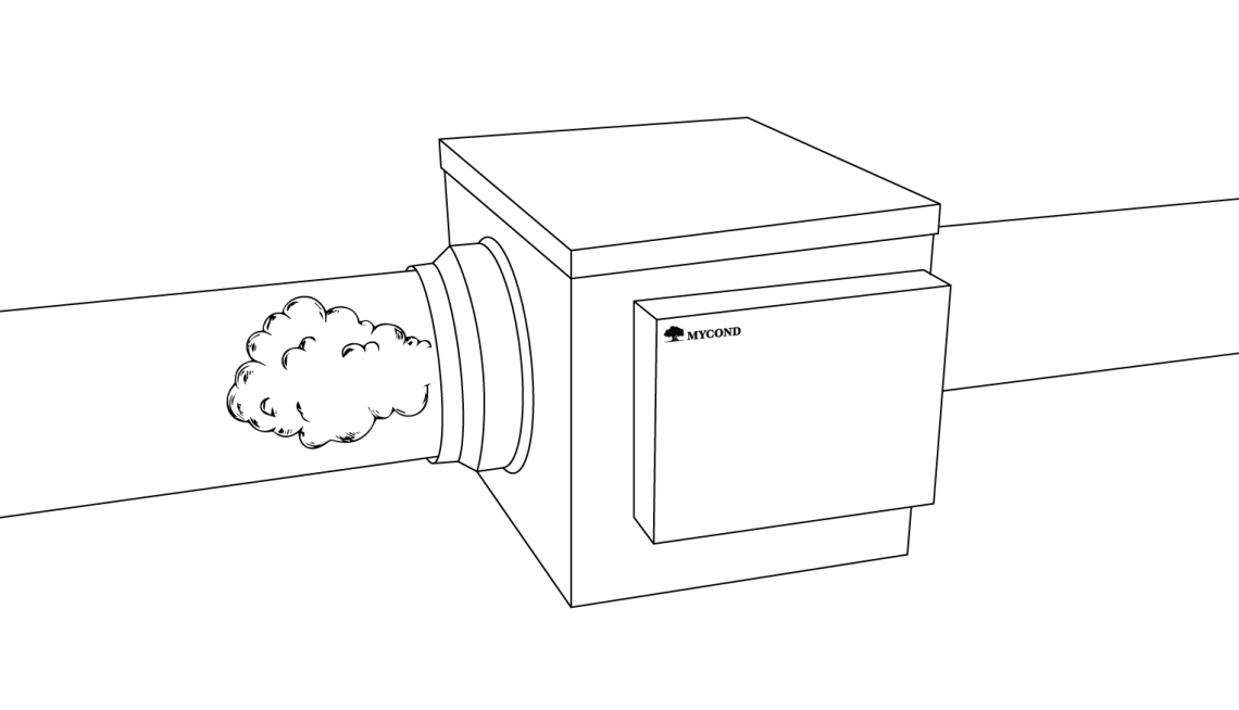 MyCond MHDM-D humidifier installation diagram