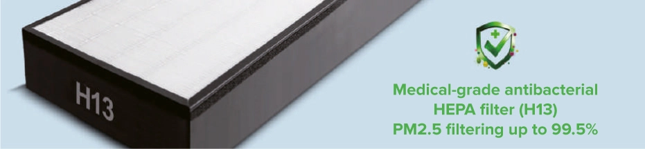 Mycond MSHA(C) Antibacterial HEPA filter H13