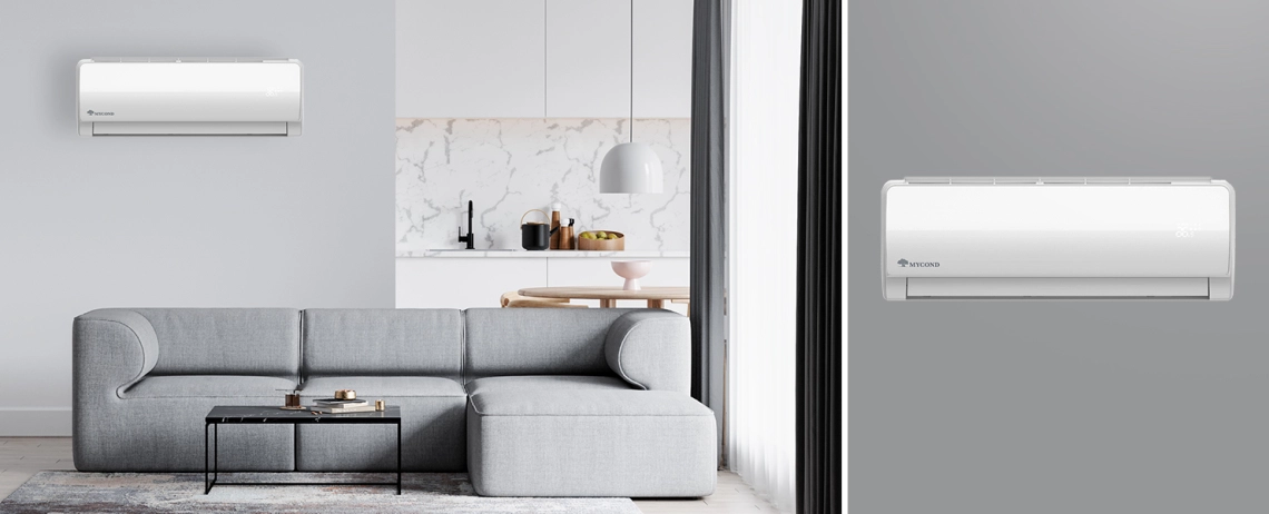 MyCond Wall-mounted fan coil unit from the MHW series in a sleek design.