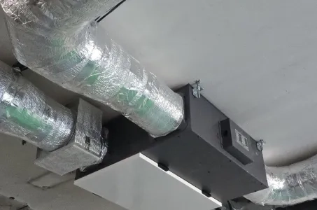 Production hall with Mycond Energy recovery ventilation units MVC700-A