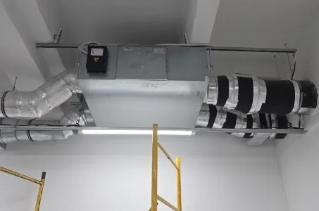 Shopping center with Mycond Energy recovery ventilation units MVS